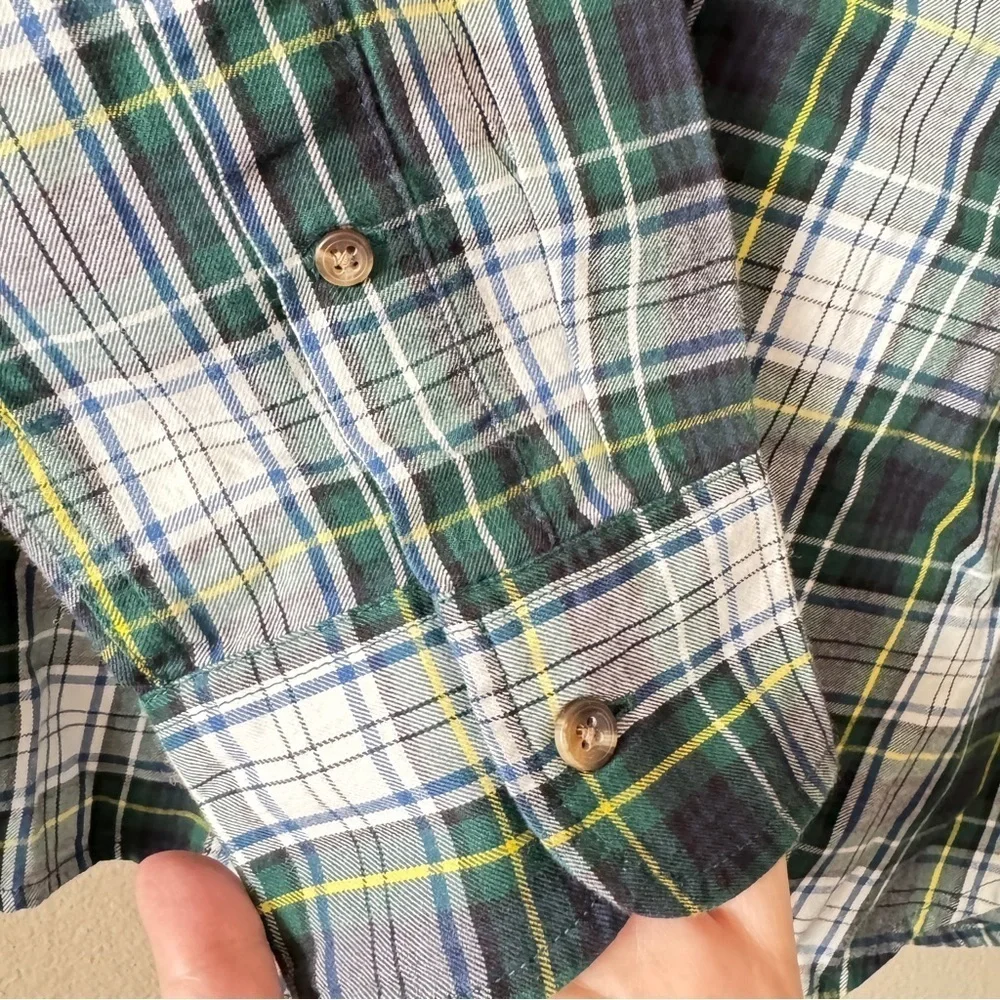NWT J.Crew Men's Brushed Twill Flannel Slim Untucked Shirt Size L